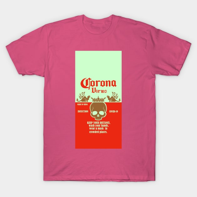 coronavirus T-Shirt by Dimedrolisimys